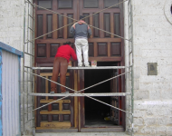 Reparación de las puertas de la Capilla de los Pasos Grandes